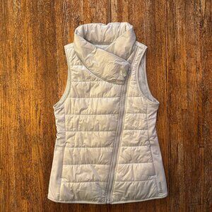 Silver Reebok Puffy 80's Vintage Vest Size Small